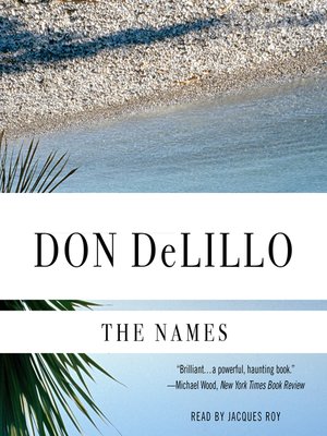 The Names - Audiobook